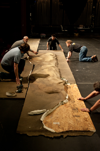 Seattle Reperatory Theatre - Set for Of Mice and Men