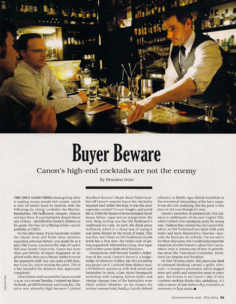 Canon Whiskey Bar